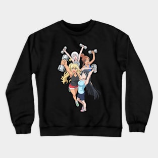 Dumbbell Nan Kilo Moteru Crewneck Sweatshirt